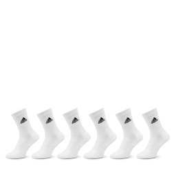 Дълги чорапи adidas Cushioned Sportswear Crew Socks 6 Pairs HT3453 Бял