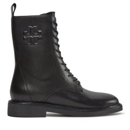 Боти Tory Burch Double T Combat Boot 154336 Черен