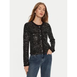 MICHAEL Michael Kors Кардиган MF460Z6F5L Черен Regular Fit