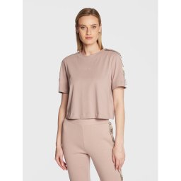 Guess Тишърт V3RI08 I3Z14 Розов Relaxed Fit