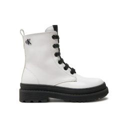 Calvin Klein Jeans Туристически oбувки Lace-Up Bootie V4A5-81031-1453 M Бял