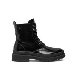 Calvin Klein Jeans Туристически oбувки Lace-Up Bootie V4A5-81031-1453 S Черен