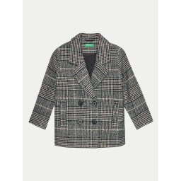 United Colors Of Benetton Преходно палто 2SNQCN04S Сив Regular Fit