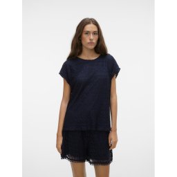 Vero Moda Блуза Maya 10304457 Тъмносин Wide Fit