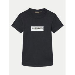 Napapijri Тишърт S-Chamois NP0A4HYL S Черен Regular Fit