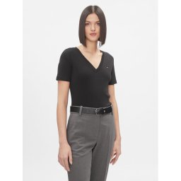 Tommy Hilfiger Тишърт New Cody WW0WW40584 Черен Slim Fit