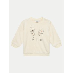 NAME IT Суитшърт 13206925 Екрю Regular Fit