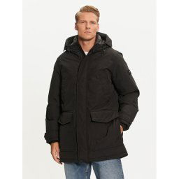 Tommy Hilfiger Пухено яке Rockie MW0MW36595 Черен Regular Fit