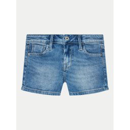 Pepe Jeans Дънкови шорти Slim Short Jr PG800860MP0 Син Slim Fit