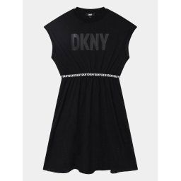 DKNY Ежедневна рокля D32898 S Черен Regular Fit