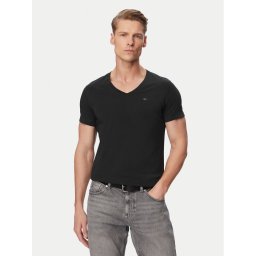Tommy Jeans Тишърт DM0DM04410 Черен Regular Fit