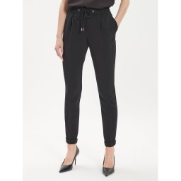 Boss Текстилни панталони Tariyanah 50490039 Черен Regular Fit