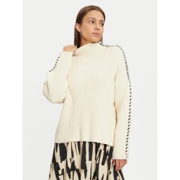 ONLY Поло Queenie 15330680 Бежов Loose Fit