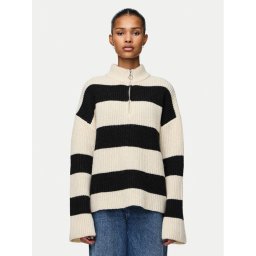 Pieces Пуловер Nalini 17151182 Бежов Regular Fit