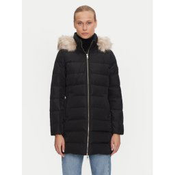 Tommy Hilfiger Пухено яке Heritage WW0WW43234 Черен Regular Fit