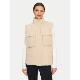 Guess Жилетка за костюм Aurelie V4YL00 WG982 Бежов Regular Fit