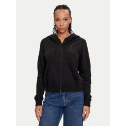 Tommy Jeans Суитшърт Flag DW0DW19729 Черен Regular Fit
