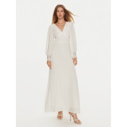 Vila Лятна рокля Dani 14098599 Бял Regular Fit