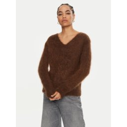 Dixie Пуловер M277K009A Кафяв Regular Fit