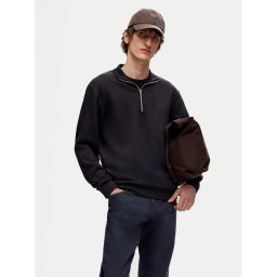 Selected Homme Суитшърт 16094477 Черен Regular Fit