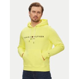 Tommy Hilfiger Суитшърт Logo MW0MW11599 Жълт Regular Fit