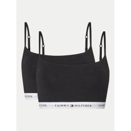 Tommy Hilfiger Комплект 2 сутиен-топове UW0UW05528 Черен