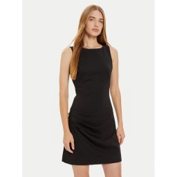 Guess Коктейлна рокля Lena W4BK14 KBJP2 Черен Slim Fit