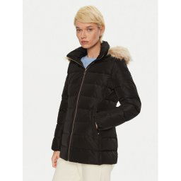 Tommy Hilfiger Пухено яке WW0WW43600 Черен Regular Fit