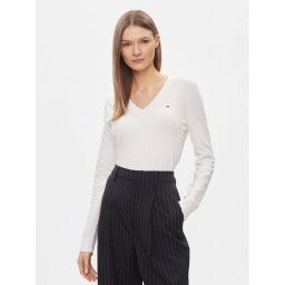 Tommy Hilfiger Пуловер WW0WW42049 Бял Regular Fit