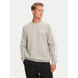 adidas Суитшърт adicolor Classics 3-Stripes IM4514 Сив Regular Fit