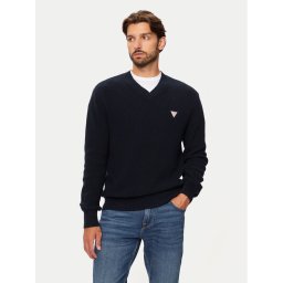 Guess Пуловер M4BR33 Z3HM1 Тъмносин Regular Fit