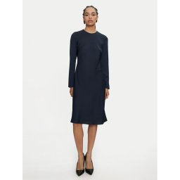 Calvin Klein Ежедневна рокля K20K207683 Тъмносин Regular Fit