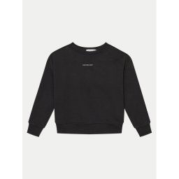 Calvin Klein Jeans Суитшърт Monogram IB0IB02258 Черен Regular Fit