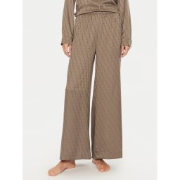 Calvin Klein Долнище на пижама 000QS7304E Кафяв Relaxed Fit