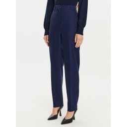 Boss Текстилни панталони Tabitha 50524037 Син Regular Fit