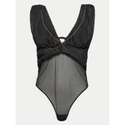 Hunkemöller Боди Simona 205556 Черен Slim Fit