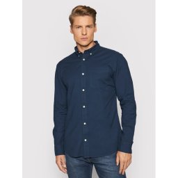 Jack & Jones Риза Brook Oxford 12192150 Тъмносин Slim Fit