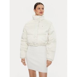 Tommy Jeans Зимно яке Satin DW0DW18292 Бежов Regular Fit