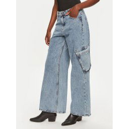 Hugo Дънки Gemanda 50519907 Син Wide Leg