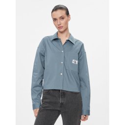 Calvin Klein Jeans Риза J20J223241 Син Oversize