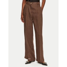 ViCOLO Текстилни панталони TB0793 Кафяв Relaxed Fit