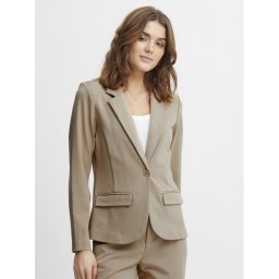 Fransa Сако 20611867 Бежов Regular Fit
