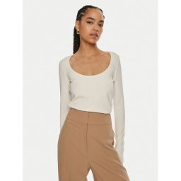 Boss Блуза 50512849 Екрю Slim Fit