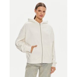 Calvin Klein Jeans Суитшърт Diffused J20J223533 Екрю Regular Fit