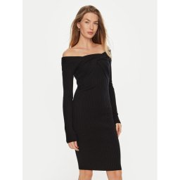 Guess Коктейлна рокля Milana W4BK26 Z2V42 Черен Slim Fit