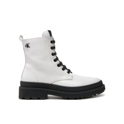 Calvin Klein Jeans Туристически oбувки Lace-Up Bootie V4A5-81031-1453 S Бял