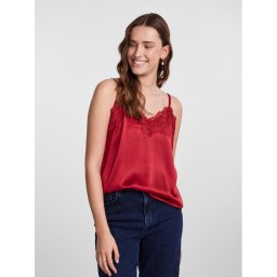 Pieces Пижама 17142952 Червен Regular Fit