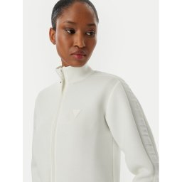 Guess Суитшърт Allie V2YQ17 K7UW2 Бял Regular Fit