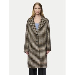 Pieces Преходно палто Andrea 17150866 Кафяв Regular Fit