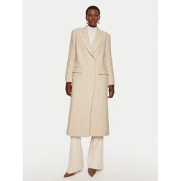 TWINSET Зимно палто 242TP2670 Бежов Regular Fit